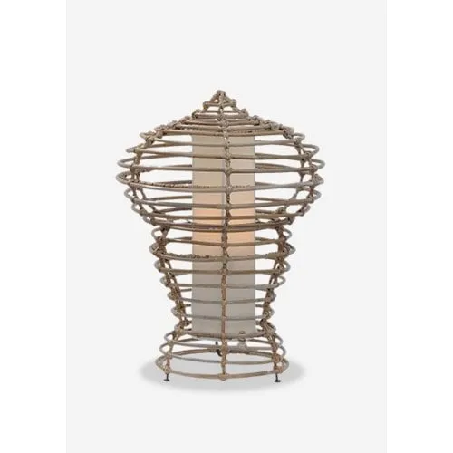 (LS) Sienna Table Lamp-M-Kuboo Grey by Jeffan