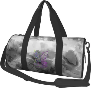 Lupus Awareness Butterfly of Hope Convertible Garment Bag with Shoulder Strap, Carry on Garment Duffel Bag for Men Women - Rolling Foldable for Travel Luggage Bags (Black)