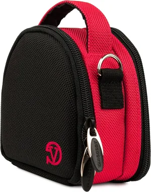 Magenta Water Resistant Compact Camera Bag Protective Pouch Case for Nikon 1 J5, V2, J4, J3, J2, J1, S2, S1
