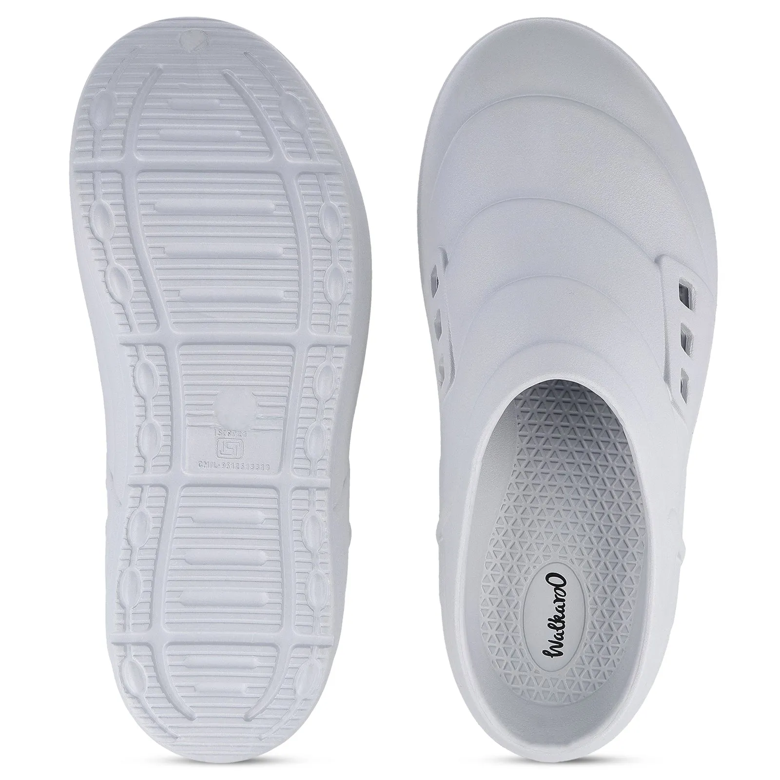 Men's Hybrid Clogs  - WC8767 Light Grey