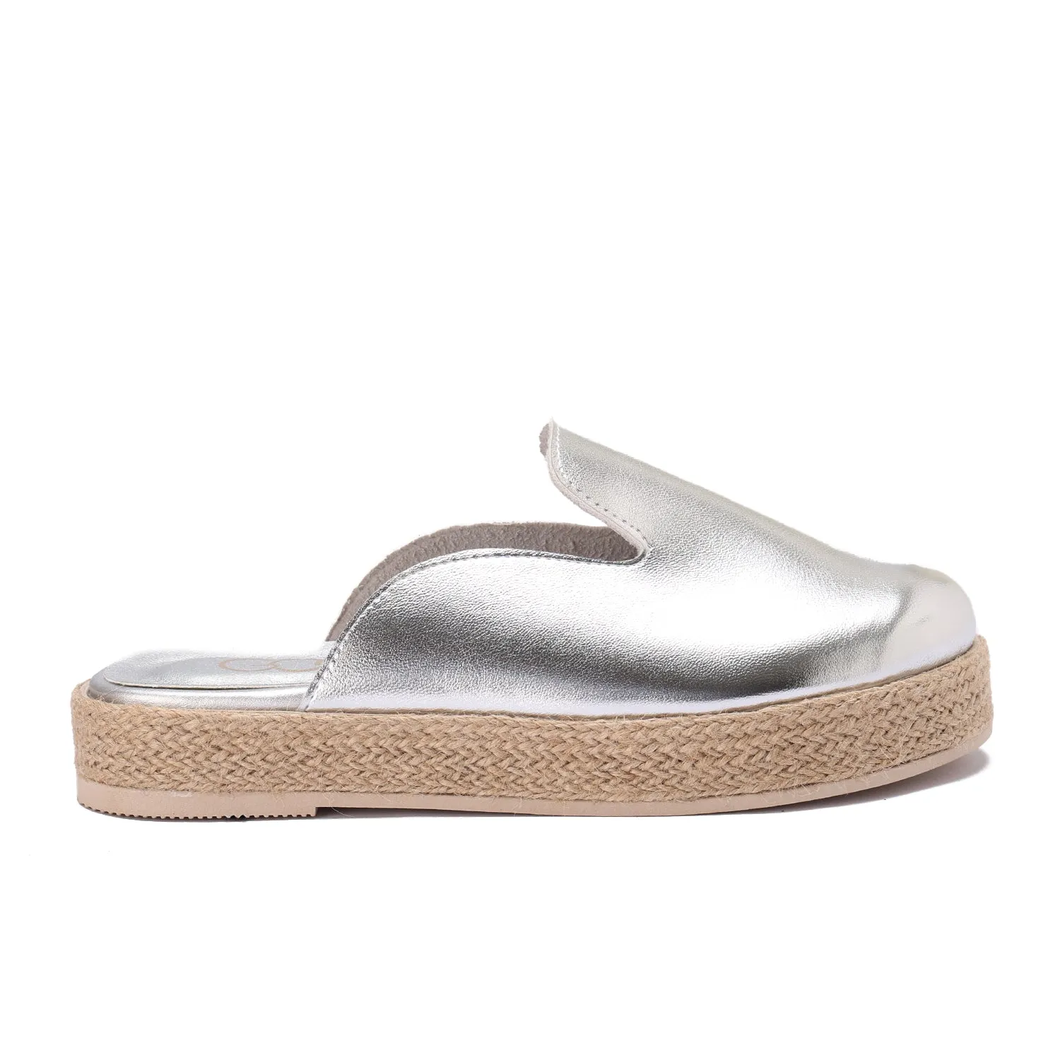 Modern Metallic Clogs -Silver