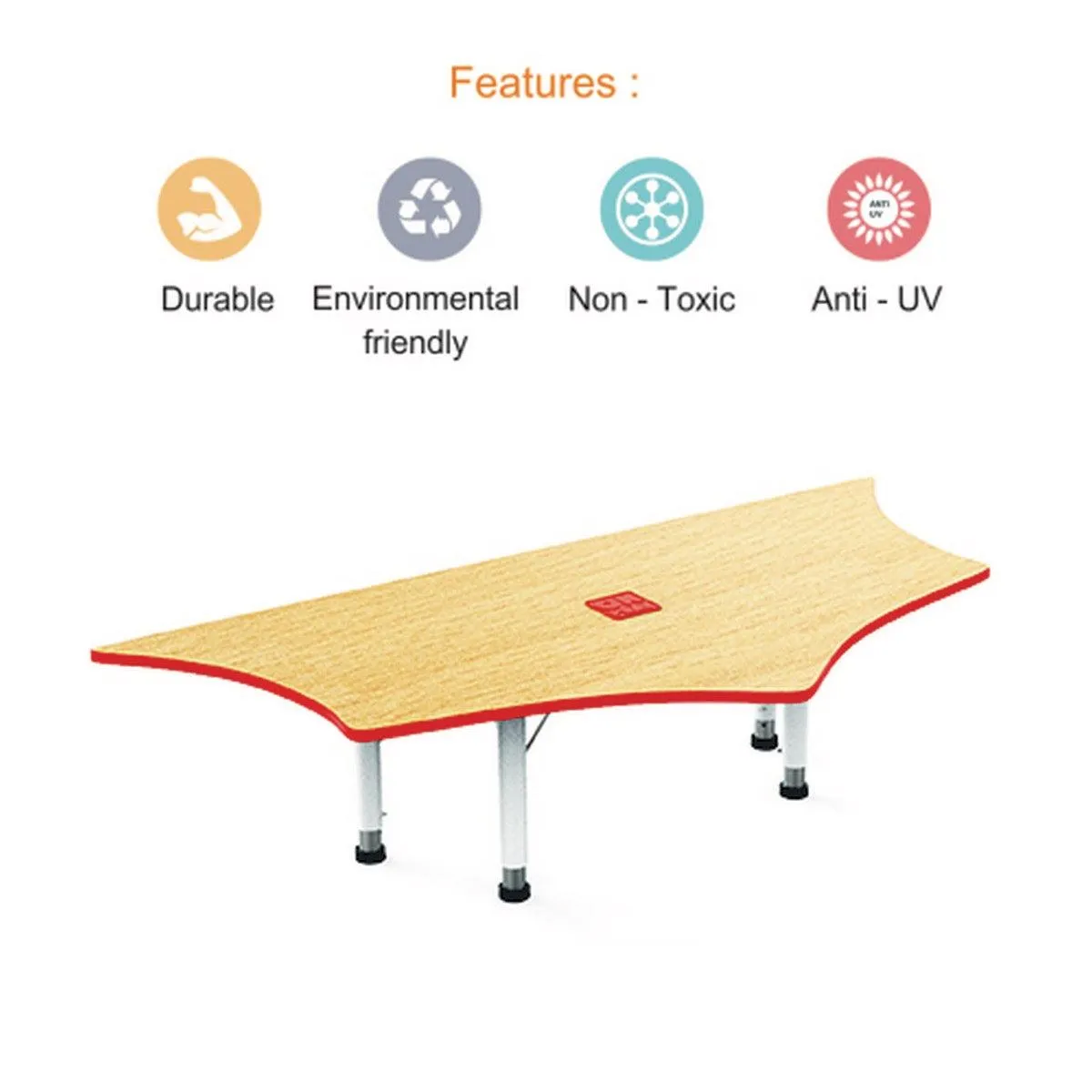 Ok Play Dino Wing Table, Activity Table, Perfect For Home, Creches And School, 2 to 4 Years
