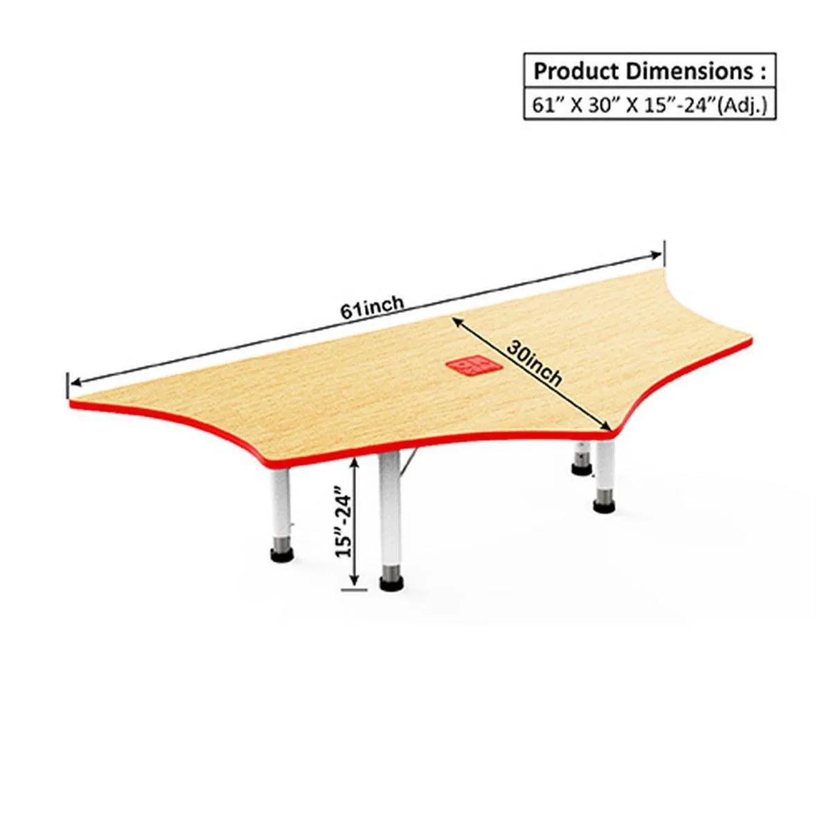 Ok Play Dino Wing Table, Activity Table, Perfect For Home, Creches And School, 2 to 4 Years