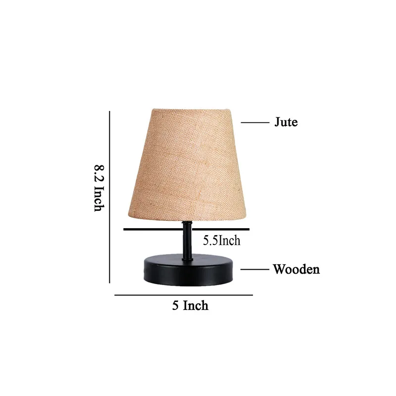 Otravo Table Lamp With Jute Shade  - Beige