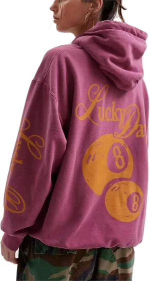 Oversized Graphic Hoodie Sweatshirt Y2k Women Long Sleeve Hooded Pullover Sweater Teen Girls Aesthetic Shirts