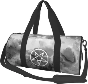 Pentagram Convertible Garment Bag with Shoulder Strap, Carry on Garment Duffel Bag for Men Women - Rolling Foldable for Travel Luggage Bags (Black)