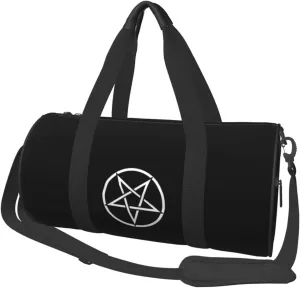 Pentagram Convertible Garment Bag with Shoulder Strap, Carry on Garment Duffel Bag for Men Women - Rolling Foldable for Travel Luggage Bags (Black)