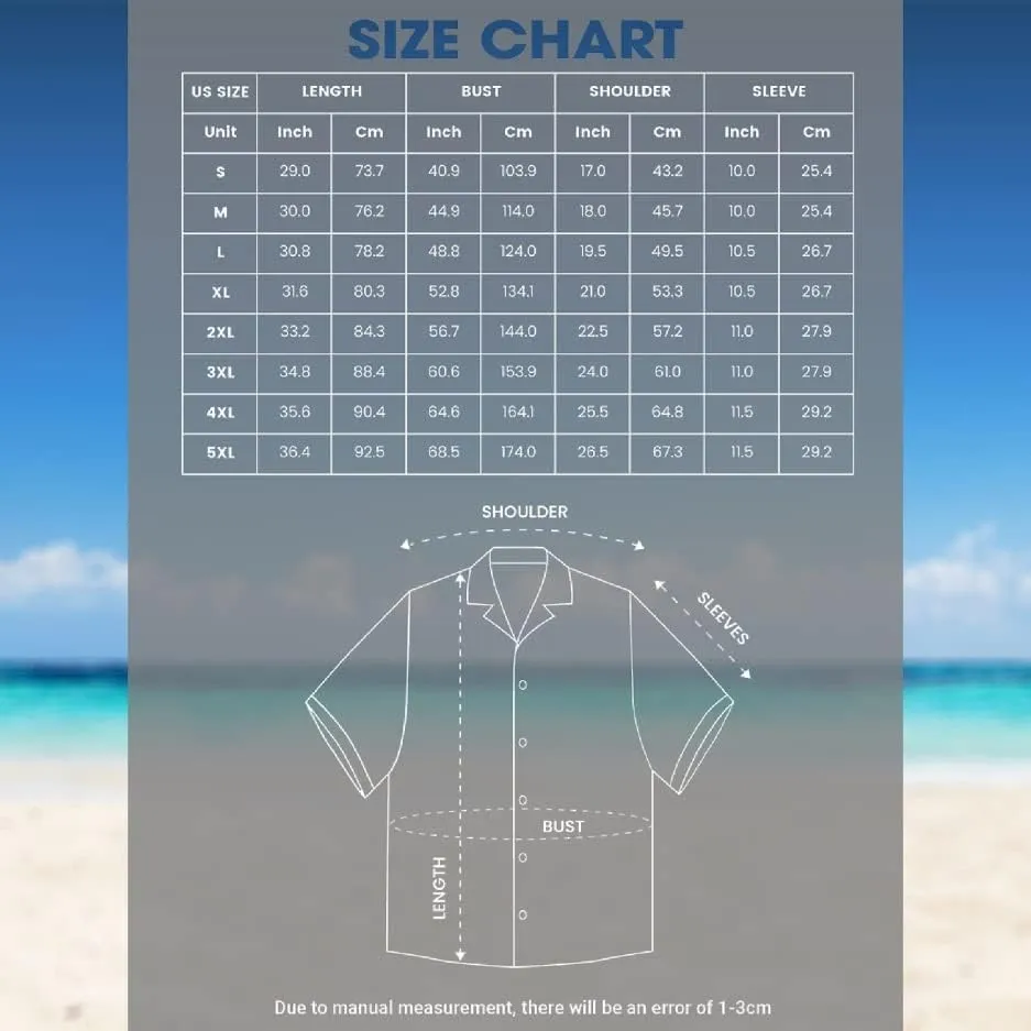 Poker Hawaiian Shirts for Men - Mens Gambling Shirt, Casino Costume, Button Up Poker Shirt