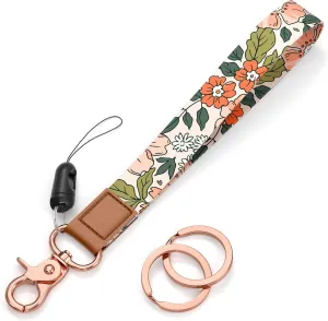 Rimilak Wristlet Keychain, Wrist Lanyard Key Chain for Women Men Car Keys ID Badges Card Wallet Phone Camera