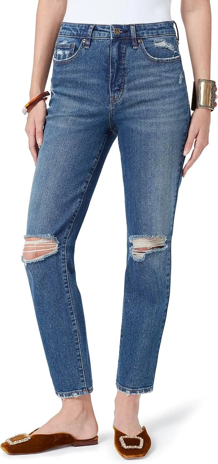 Sam Edelman Women's High Rise Slim Straight Ankle