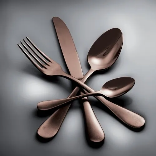 Serving Set (Fork and Spoon) VINTAGE BRONZO
