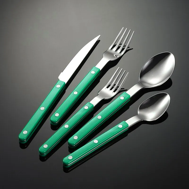 Skol Retro Flatware in Brushed Stainless Steel