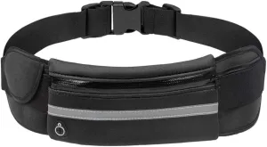 Slim Running Belts for Women, Waterproof Fanny Pack for Men,Phone Holder for Running,Reflective Waist Bag,Runners Belt Pouch,Money Belt,Waist Pack Bag for Running Travel Camping Workout