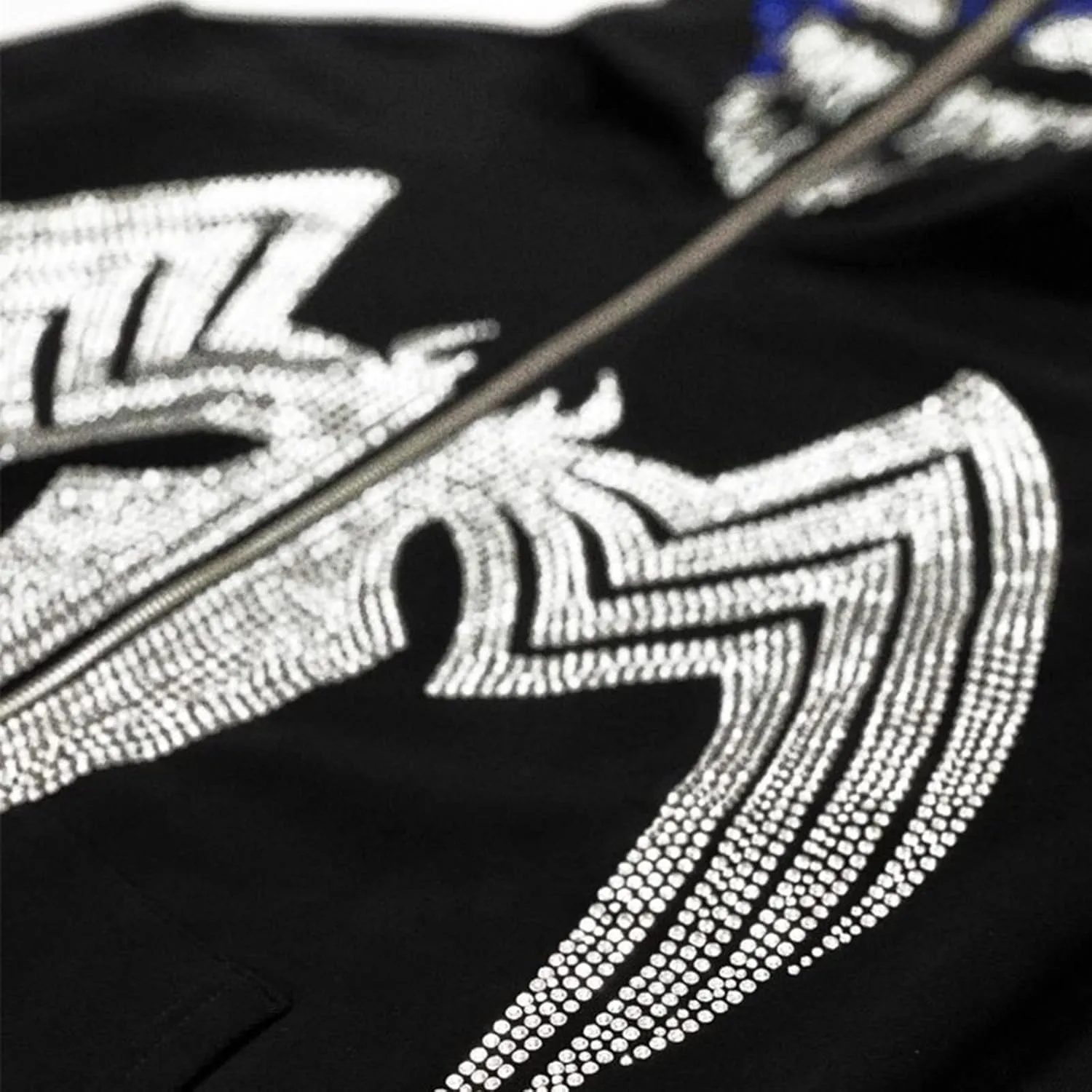 Spider Web Rhinestone Hoodie for Men Women, Long Sleeve Zip Up Glitter Gothic Y2K Jacket Cool Streetwear