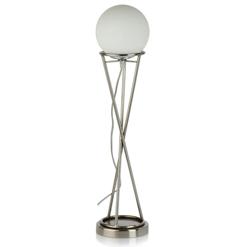 Sybil's Orb Gold Matt Brass Finish Table Lamp | 6 x 25 inches
