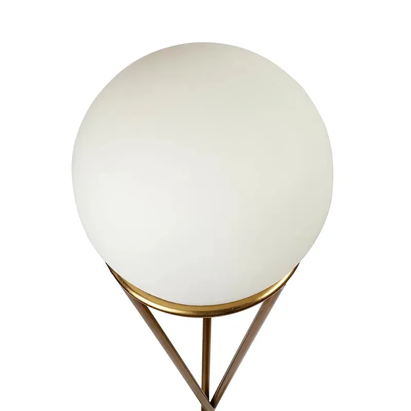 Sybil's Orb Gold Matt Brass Finish Table Lamp | 6 x 25 inches