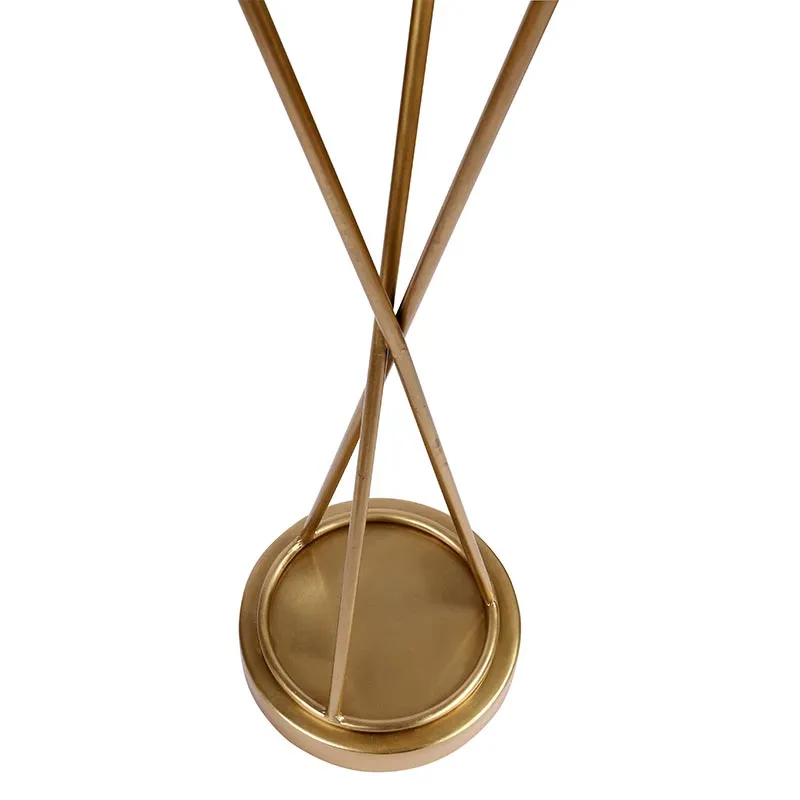 Sybil's Orb Gold Matt Brass Finish Table Lamp | 6 x 25 inches
