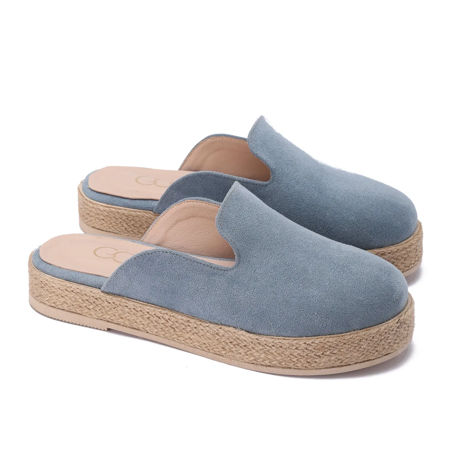 The Terra Muse Clogs - blue