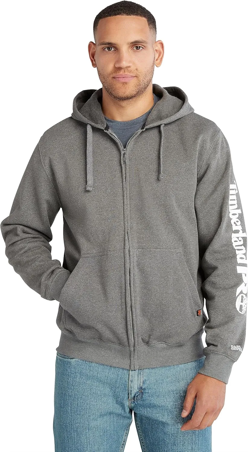 Timberland PRO Men's Honcho Sport Full-Zip Hooded Sweatshirt