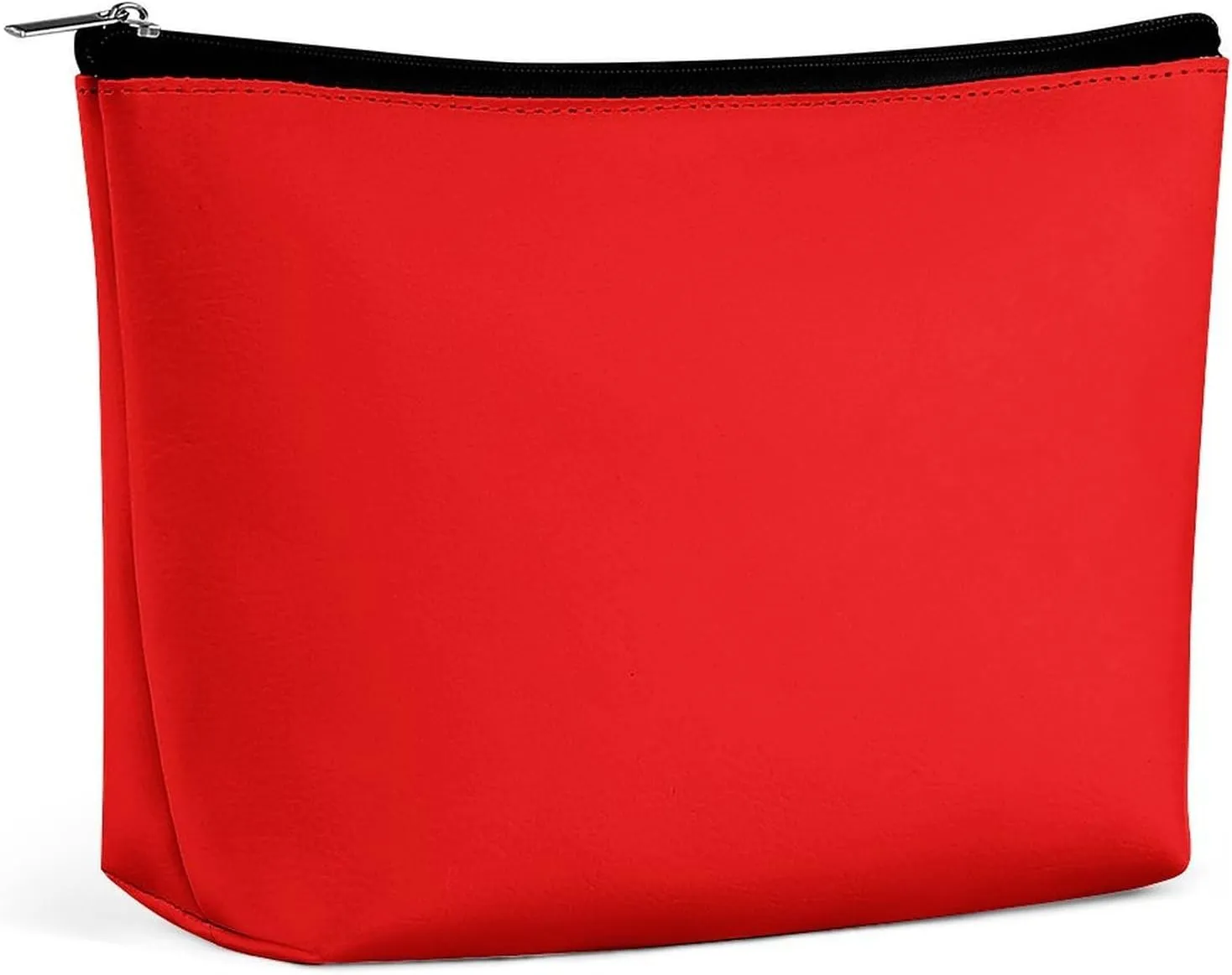 Travel Makeup Bag, Bright Red Cosmetic Bags for Women Large Capacity Waterproof Toiletry Pouch Make up Organizer