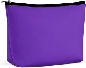 Travel Makeup Bag, Brilliant Purple Cosmetic Bags for Women Large Capacity Waterproof Toiletry Pouch Make up Organizer