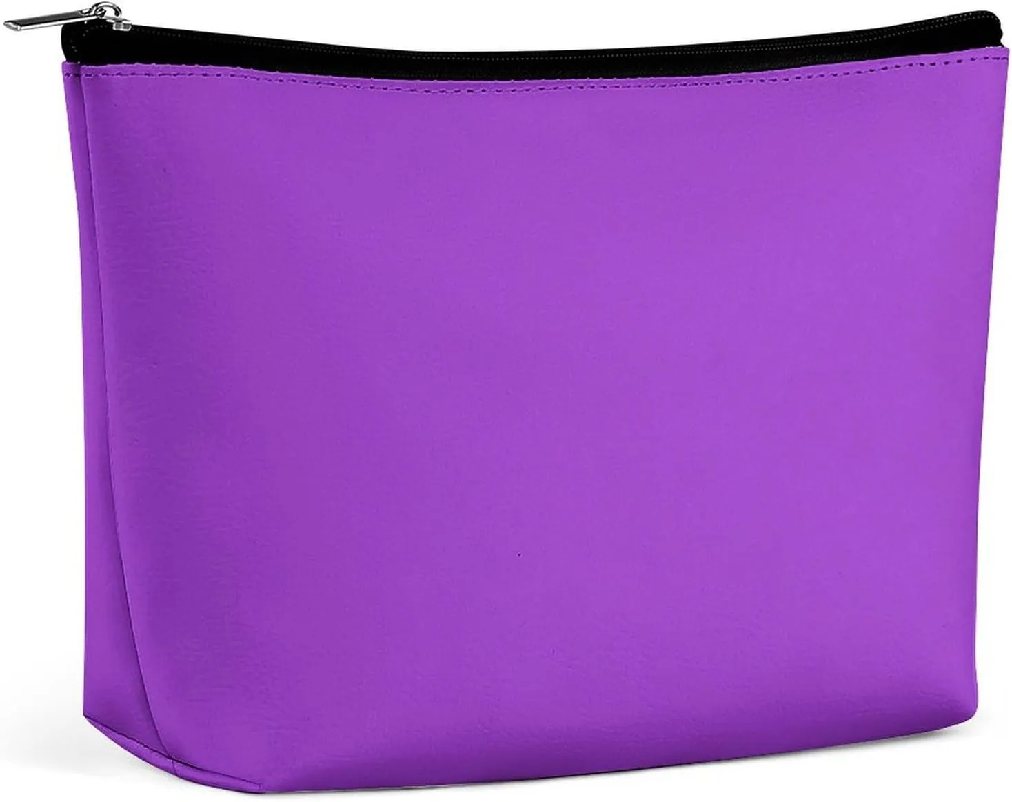 Travel Makeup Bag, Dark Orchid Solid Color Cosmetic Bags for Women Large Capacity Waterproof Toiletry Pouch Make up Organizer