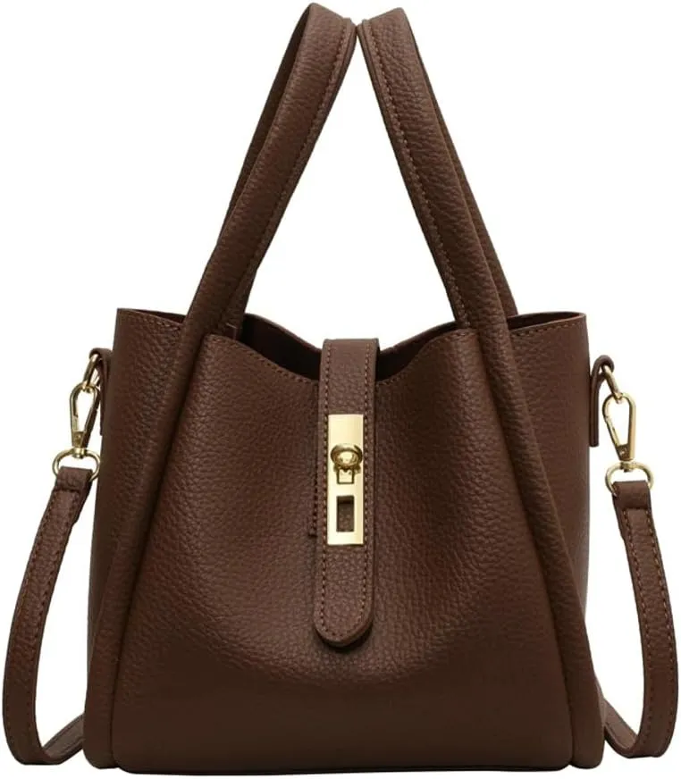 Trendy Vintage Bucket Bag for Woman Crossbody Bag Small Vintage Elegant Tote Bag Shoulder Handbags Cluth Purse