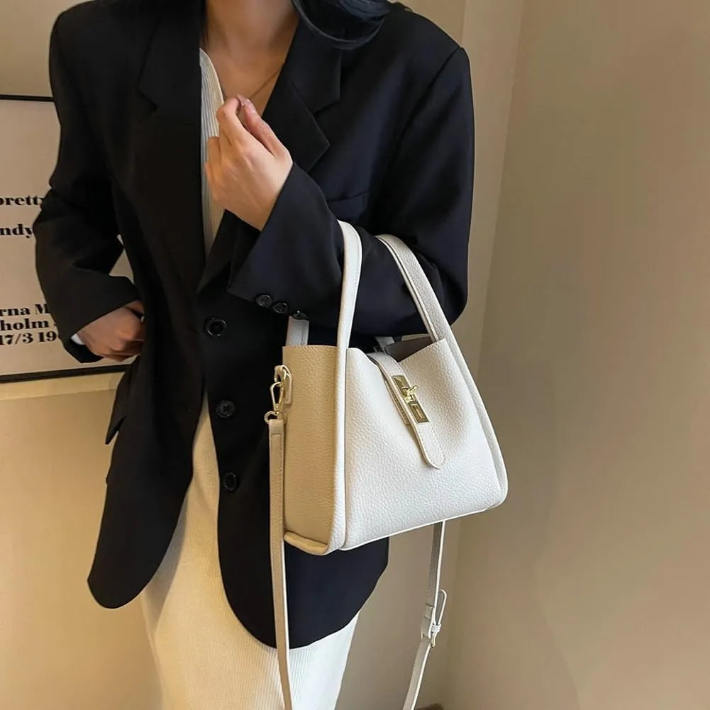 Trendy Vintage Bucket Bag for Woman Crossbody Bag Small Vintage Elegant Tote Bag Shoulder Handbags Cluth Purse