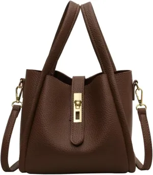 Trendy Vintage Bucket Bag for Woman Crossbody Bag Small Vintage Elegant Tote Bag Shoulder Handbags Cluth Purse