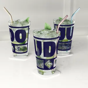 Victory Vessel: Celebrate Triumphs with Judo-Inspired Collectible Glassware, 16oz