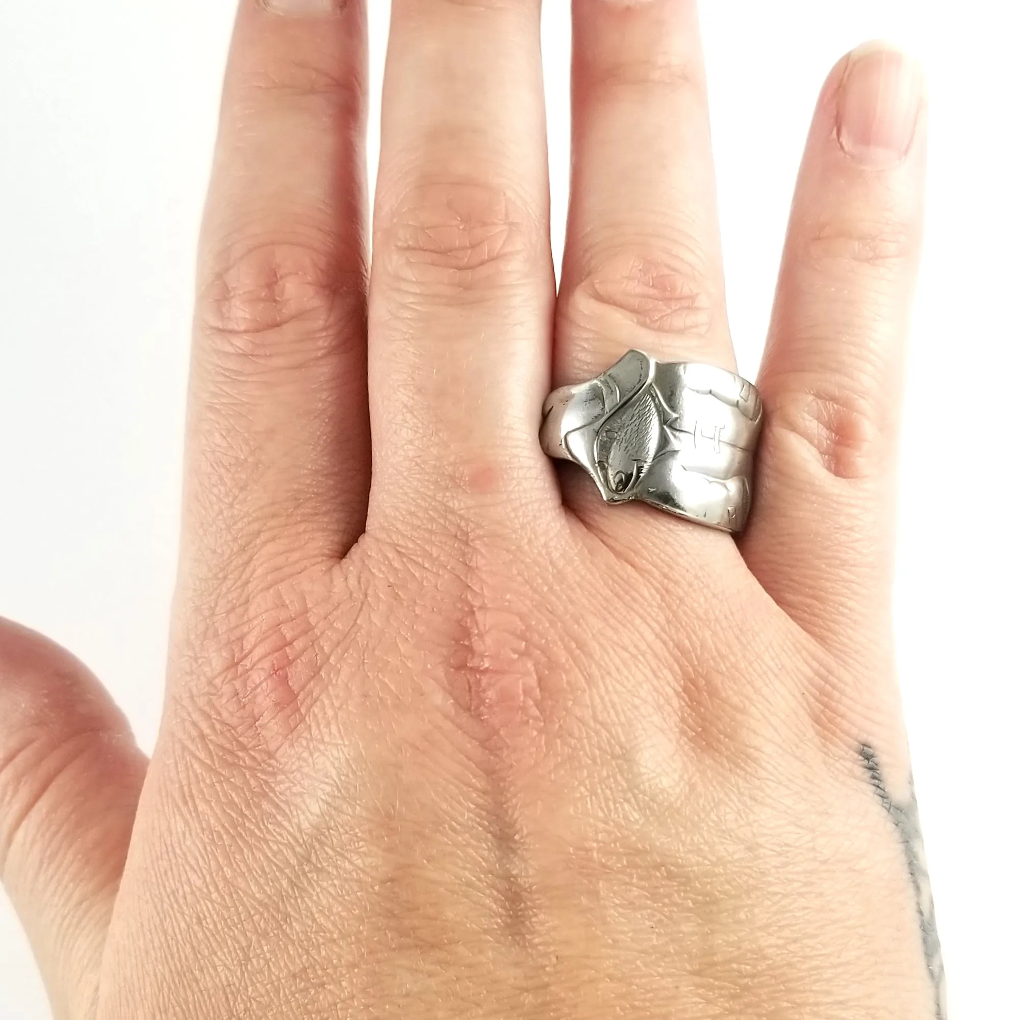 Vintage Paddington Bear Stainless Steel Spoon Ring