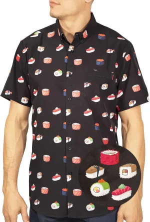 Visive Mens Short Sleeve Button Down Printed Shirts - Over 45 Novelty Prints Sizes S - 4XL