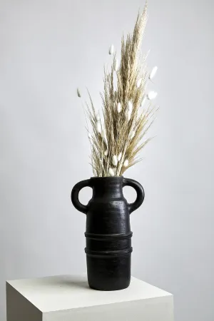 Woman Arms Black Vase