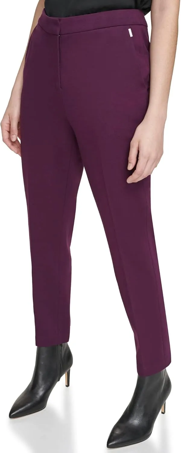 Women's Clean-Front Slim-Leg Pants