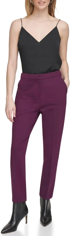 Women's Clean-Front Slim-Leg Pants
