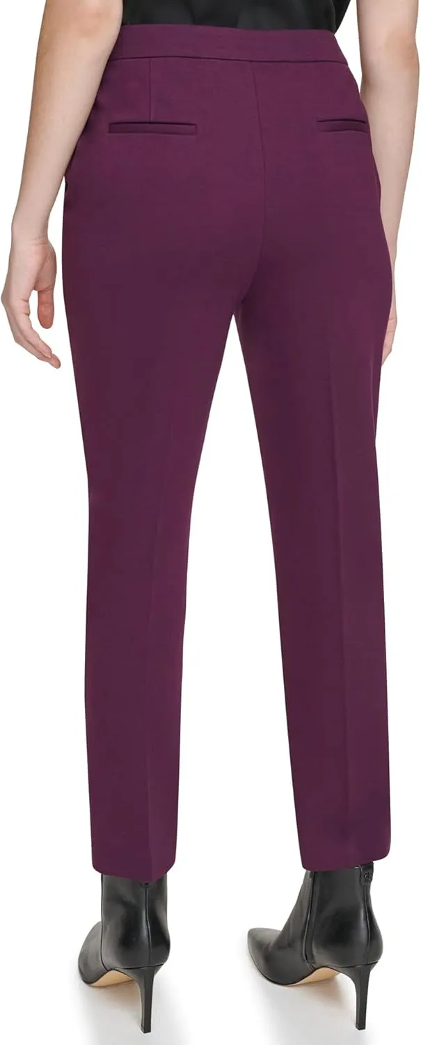 Women's Clean-Front Slim-Leg Pants