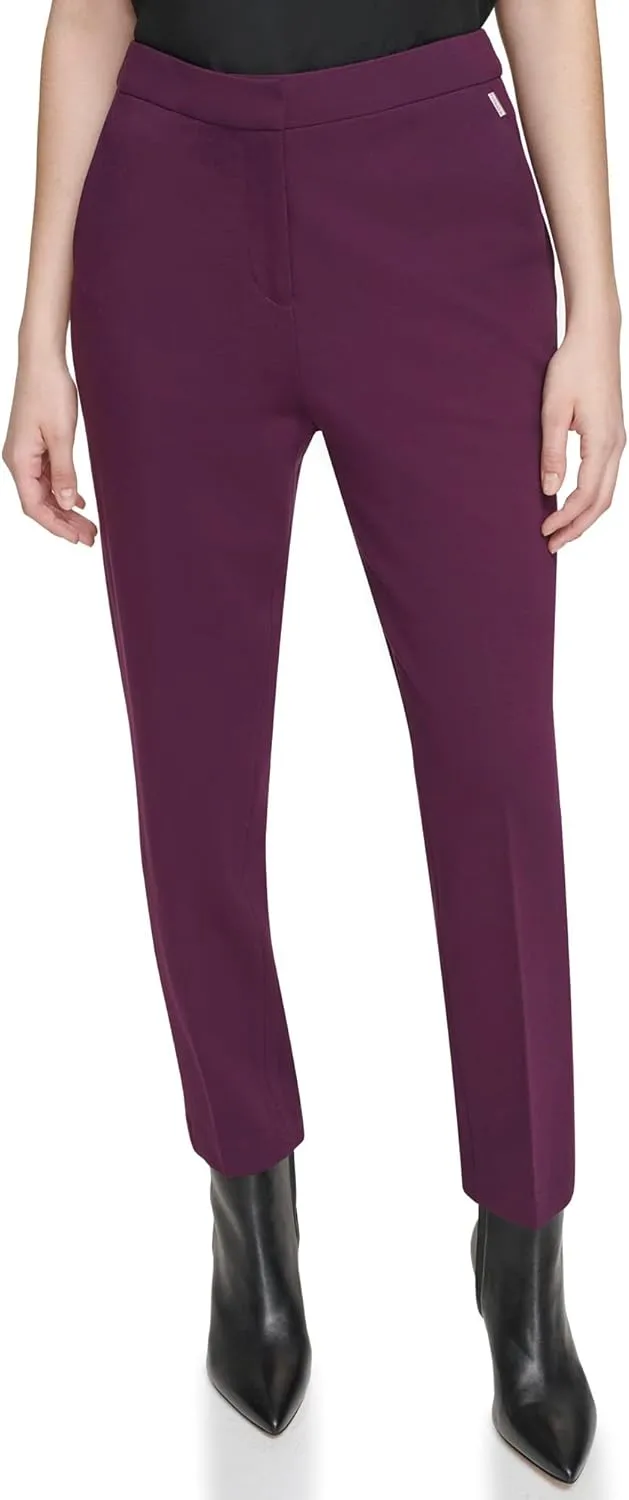 Women's Clean-Front Slim-Leg Pants