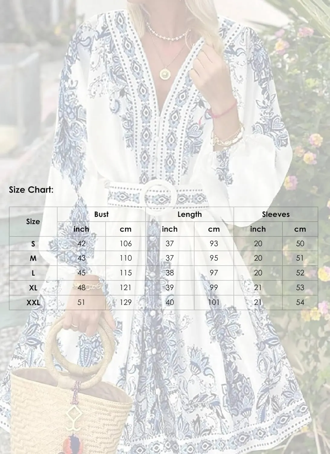 Women's Fresh Floral Print Tunic V-Neck Pleated Mini Hem Dresses Holiday Party Long Sleeve Outfits 2025 Spring Skirts