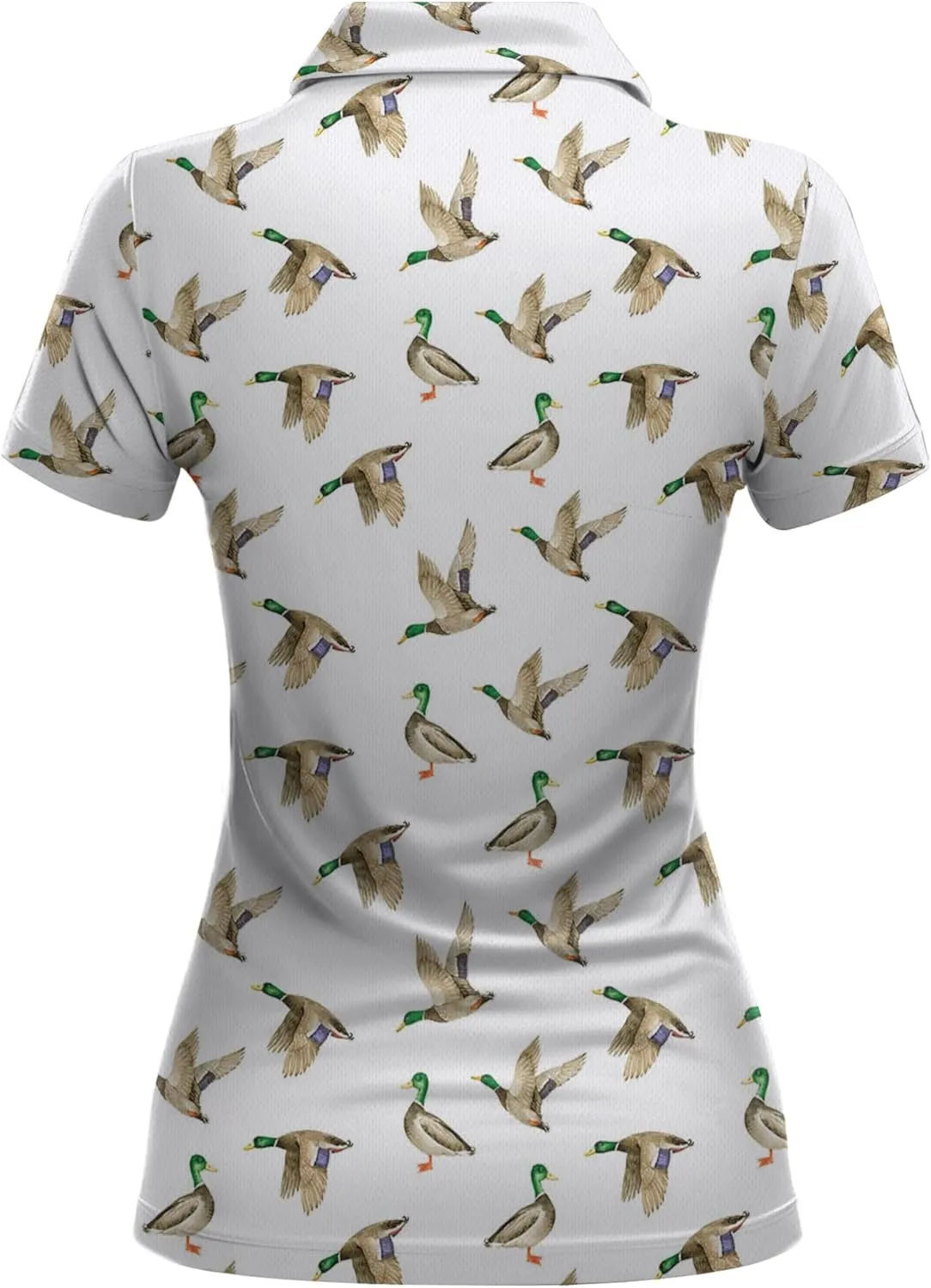 Womens Golf Shirts Hawaiian Funny Print Polo Shirt for Women Golf Shirt Athletic Polos