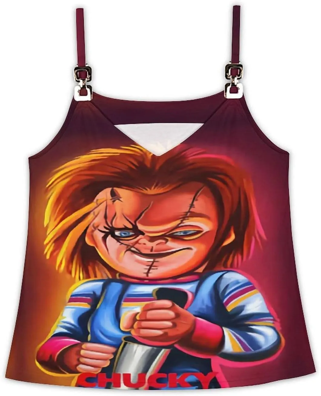 ZHANGXM Womens Beach Tank Tops Chucky Sleeveless Lightweight Shirts Summer Running Athletic Swim Shirts