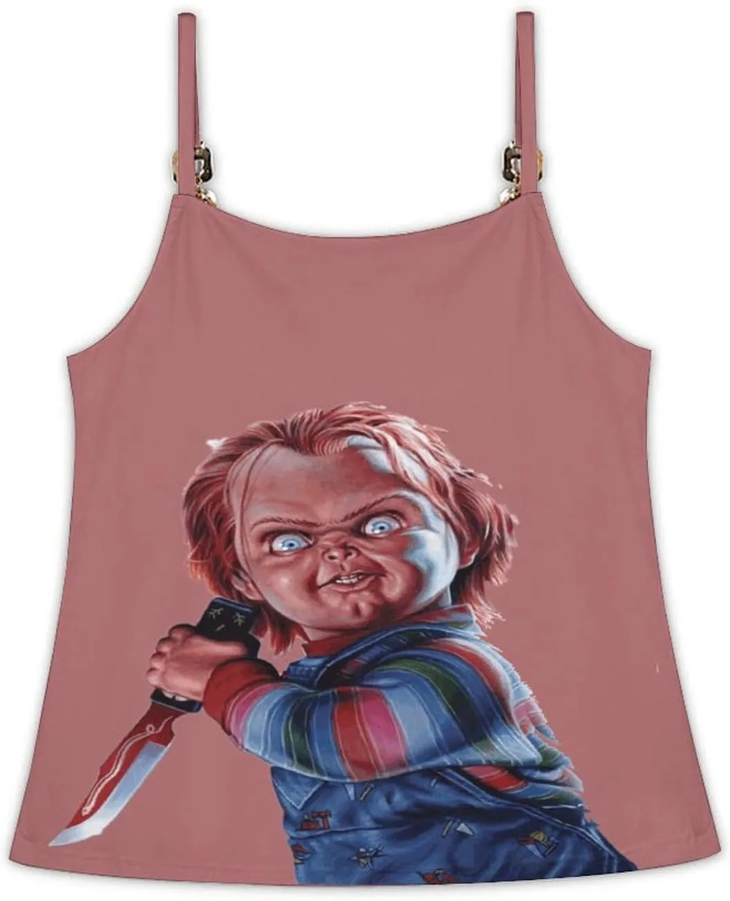 ZHANGXM Womens Beach Tank Tops Chucky Sleeveless Lightweight Shirts Summer Running Athletic Swim Shirts
