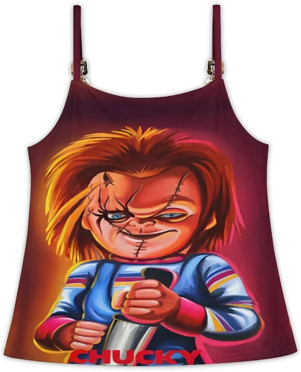 ZHANGXM Womens Beach Tank Tops Chucky Sleeveless Lightweight Shirts Summer Running Athletic Swim Shirts