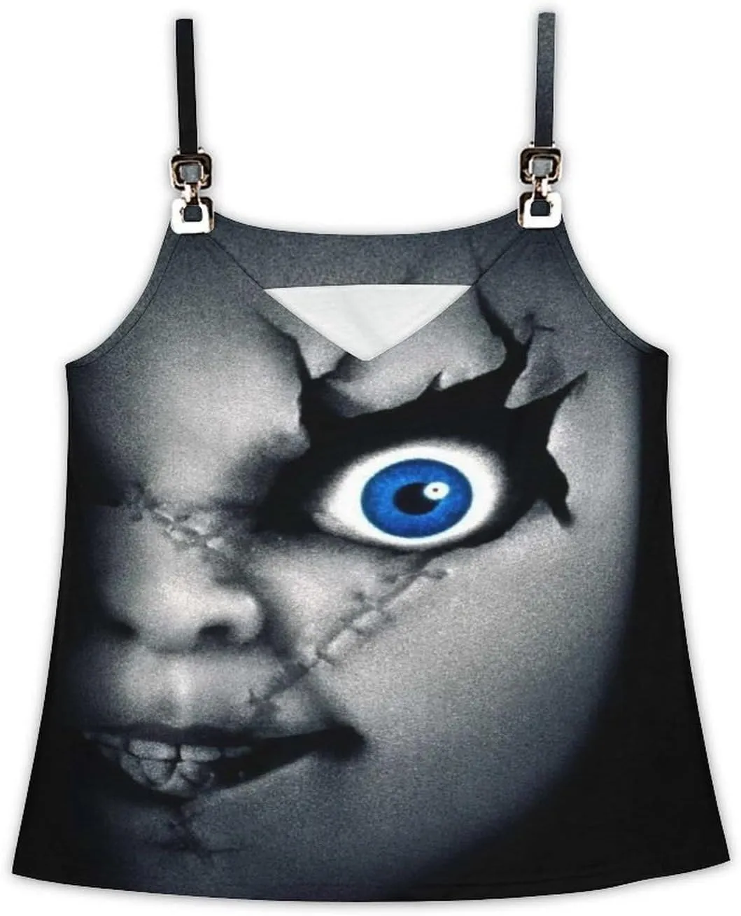 ZHANGXM Womens Beach Tank Tops Chucky Sleeveless Lightweight Shirts Summer Running Athletic Swim Shirts