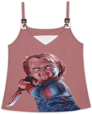 ZHANGXM Womens Beach Tank Tops Chucky Sleeveless Lightweight Shirts Summer Running Athletic Swim Shirts